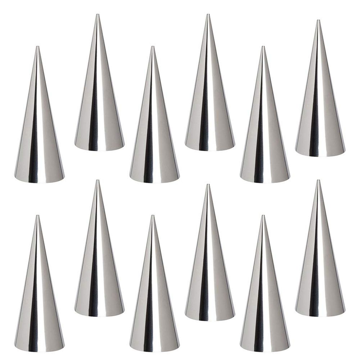 Set De 18 Moldes Con Forma De Cono Para Cannolis Y Croissants image number 0.0