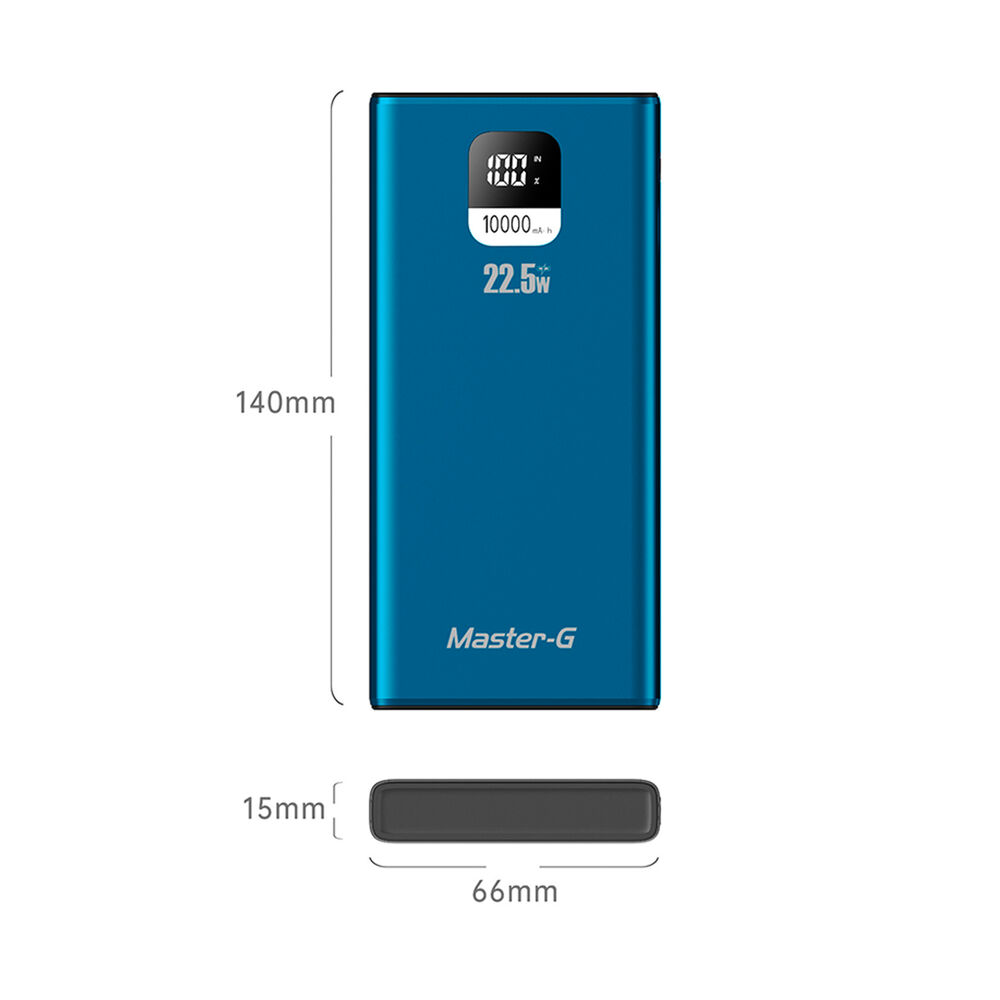 Cargador Portatil Bateria Power Bank Master-g 10000mah 22.5w image number 8.0