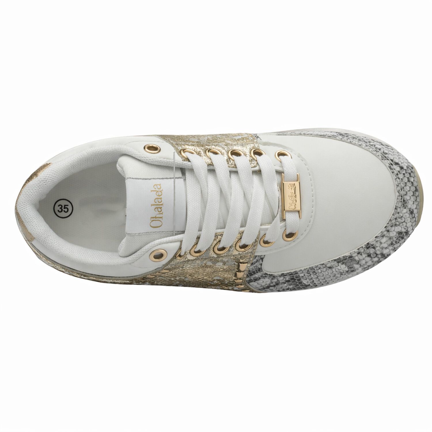 Zapatilla Blanco Mujer Urbano Chalada Orbit image number 4.0