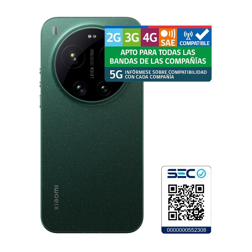 Smartphone Xiaomi 17 Ultra / 5G / 512 GB / Verde / Liberado + Photography Kit Pro image number 9.0