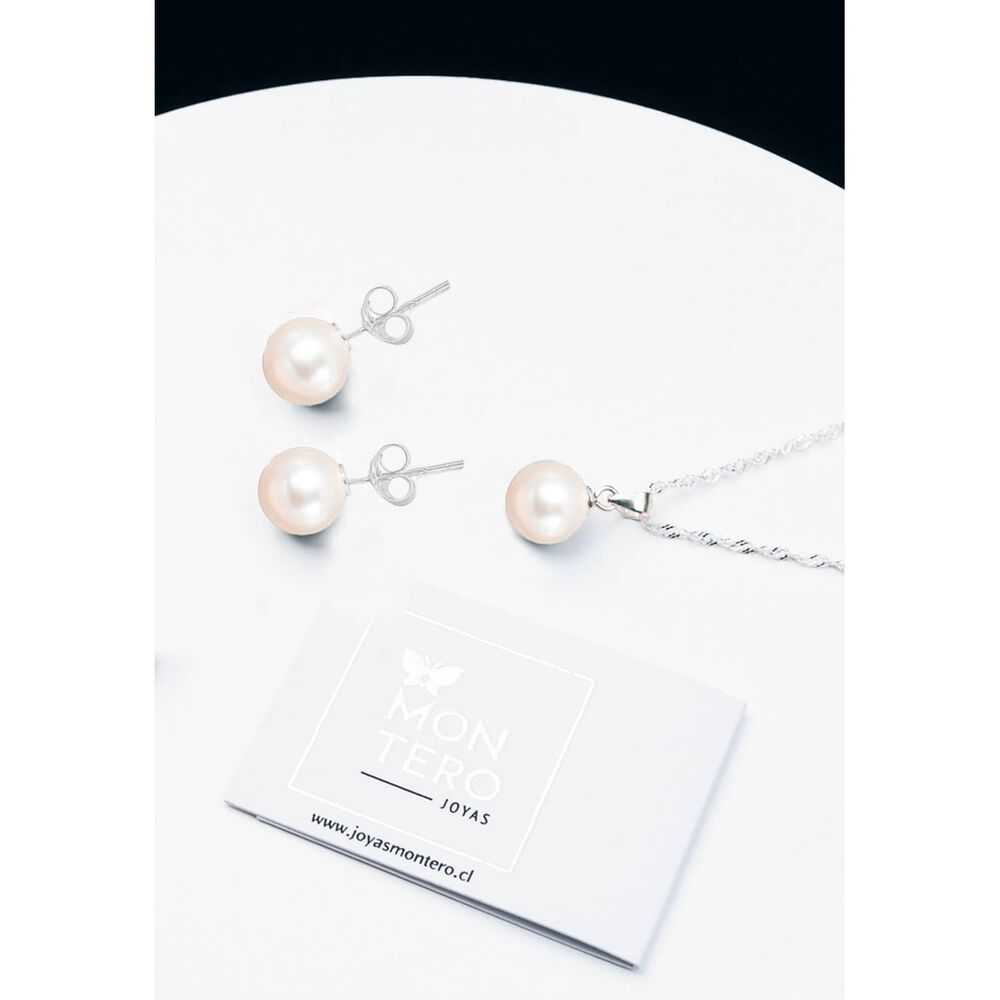 Conjunto Viena Con Perlas Organicas Cream image number 1.0