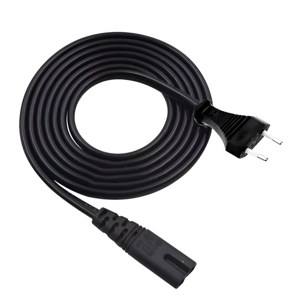 Cable De Poder Tipo 8 Profesional 1.8mt Universal 220v image number 1.0