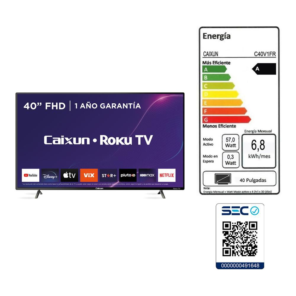 Led 40 " Caixun C40V1FR / Full HD / Smart TV image number 5.0