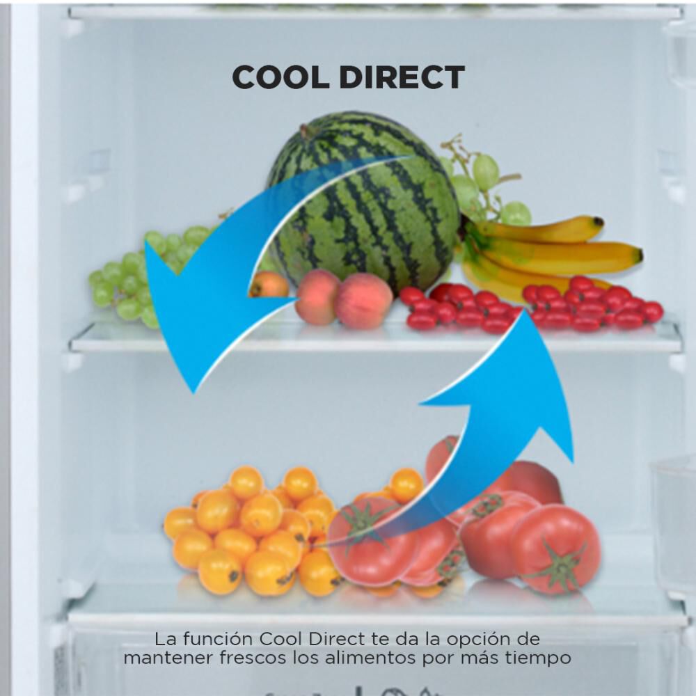 Refrigerador Top Freezer Midea MRFS-2100S273FN / Frío Directo / 207 Litros / A+ image number 5.0