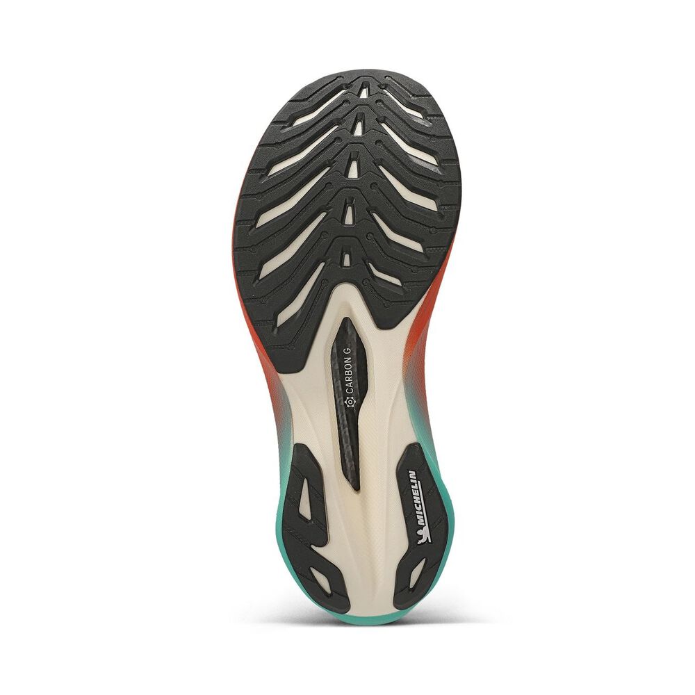 Zapatilla Running Hombre Corre Supra 2 Celeste/rojo/arena image number 4.0