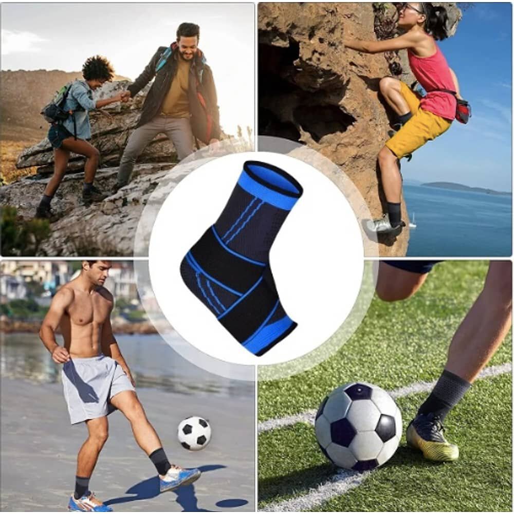 Tobillera Venda Elastica Ortopedica Compresi&oacute;n Dolor Tobillo image number 4.0