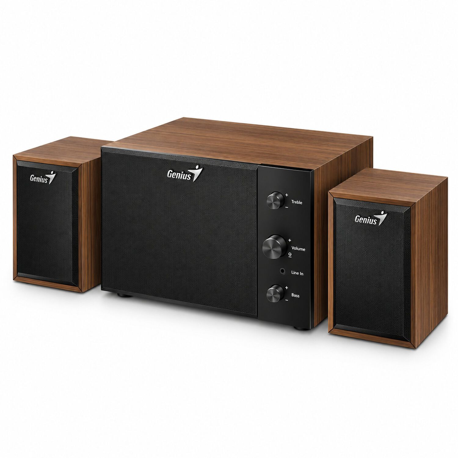 Subwoofer Multimedia Audio Stereo 2.1 Aux In 3.5mm Sw-350 image number 2.0