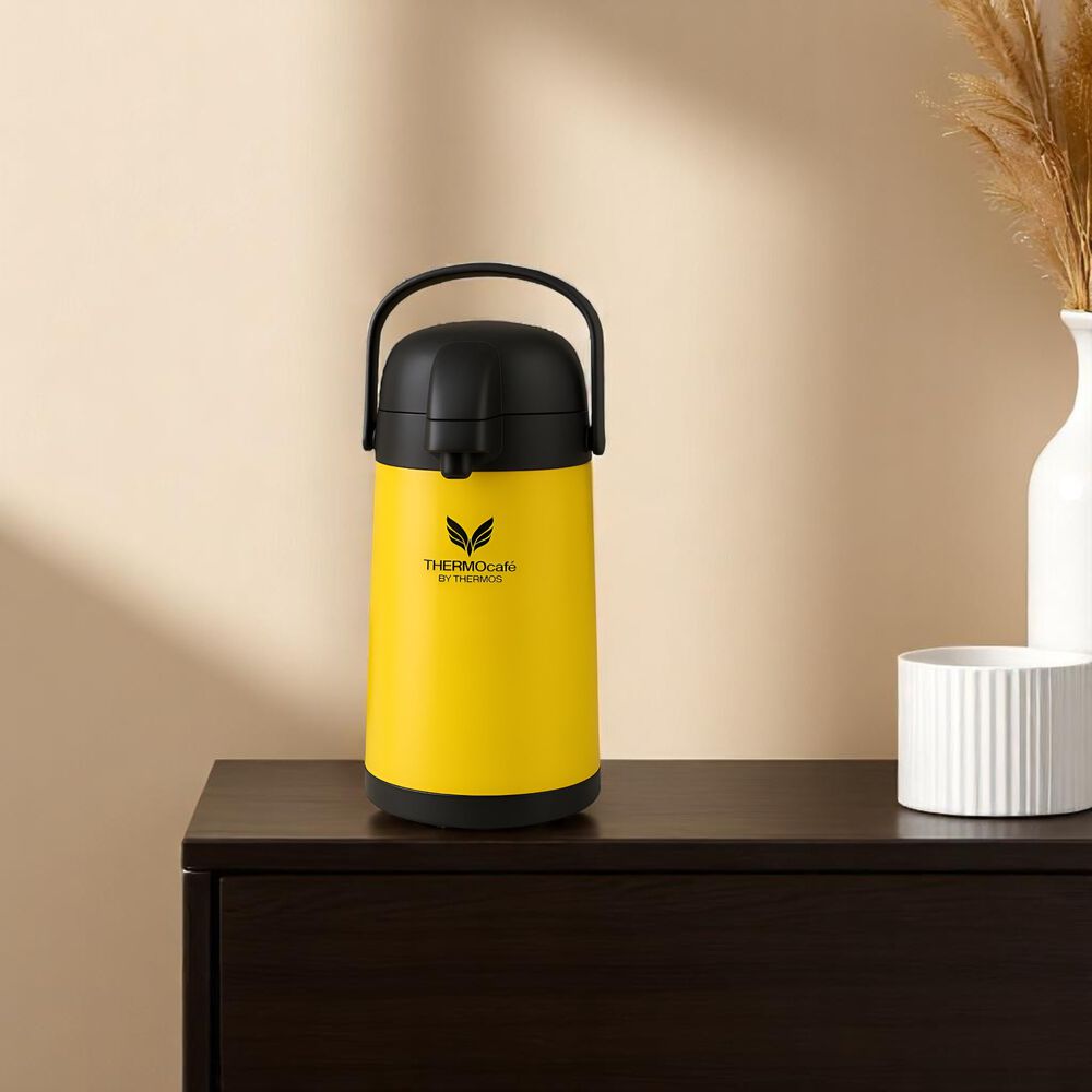 Termo Sifón De Acero Inoxidable 3 Lt Thermos Yellow Cln-30su image number 4.0