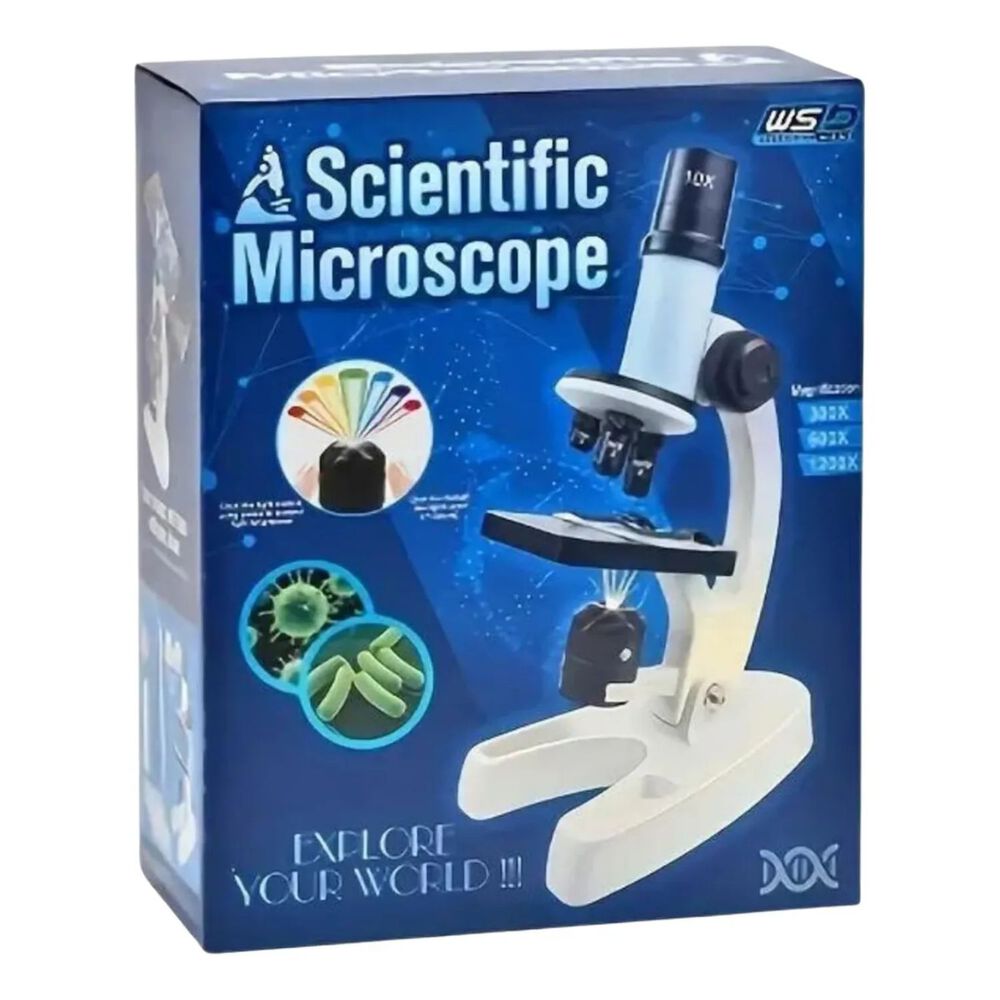 Kit De Ciencia Para Ni&ntilde;os Microscopio Juguete Educativo image number 1.0