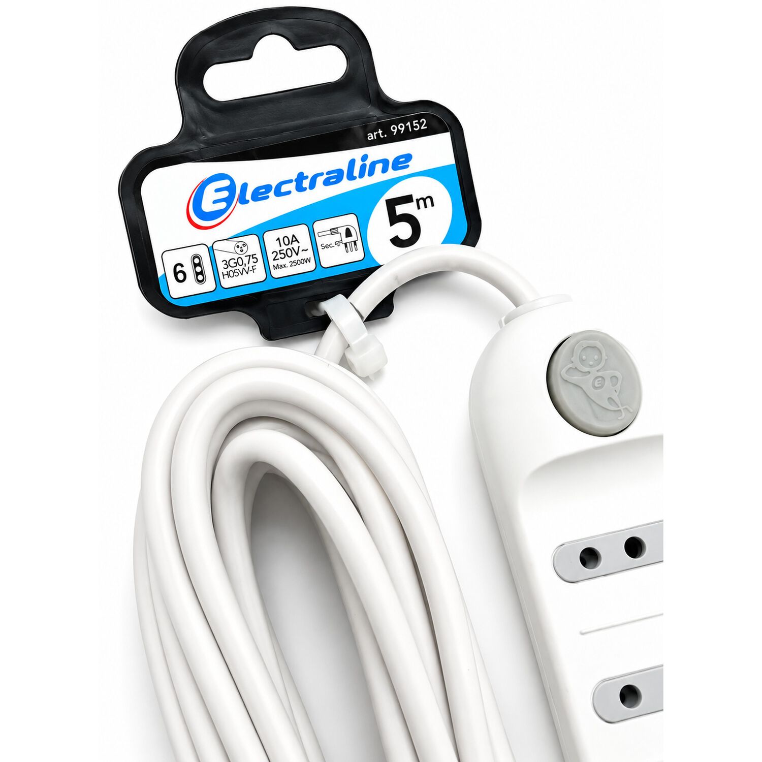 Zapatilla Alargador Electraline 6 Tomas Switch 5 Metros image number 7.0