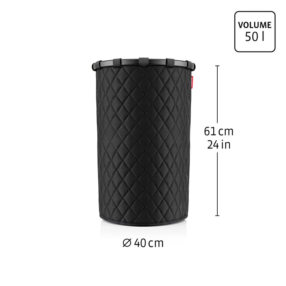 Canasto Multiuso Homebasket Rhombus - Black image number 5.0