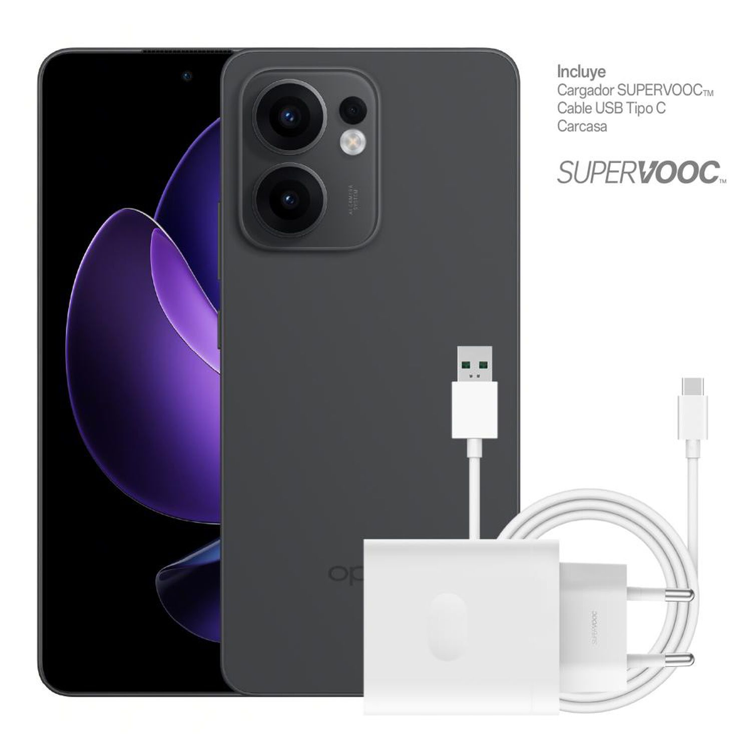 Smartphone Oppo Reno 13 F / 5G / 256 GB / Gris / Liberado
