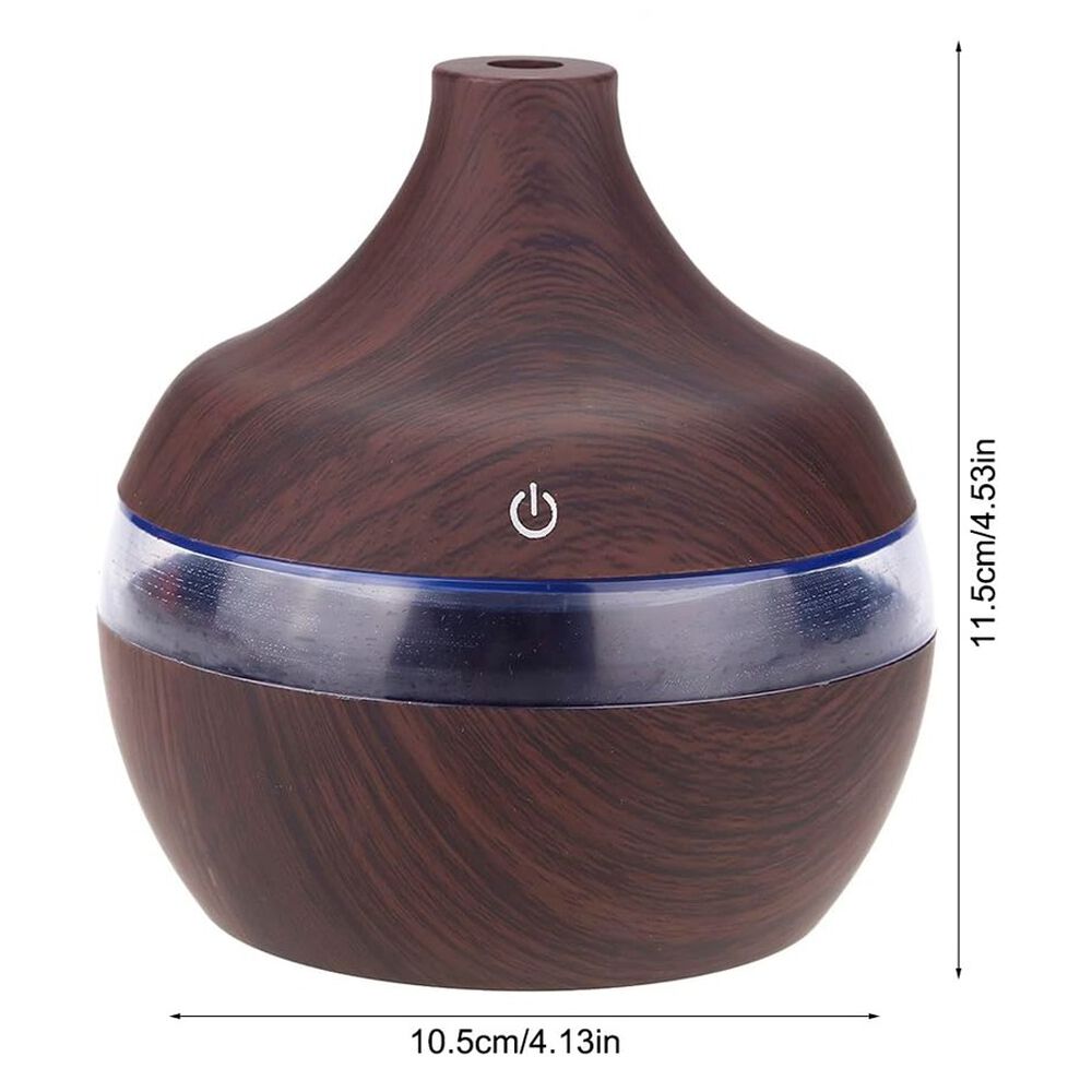 Humificador Difusor De Aroma Multifuncional De Madera image number 2.0