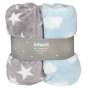 Pack Dos Mantas Polar Para Ni&ntilde;o Infanti
