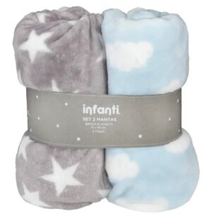 Pack Dos Mantas Polar Para Ni&ntilde;o Infanti