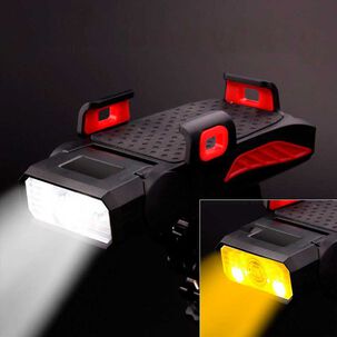 Luz Delantera Con Bocina, Banco De Poder Y Porta Celular