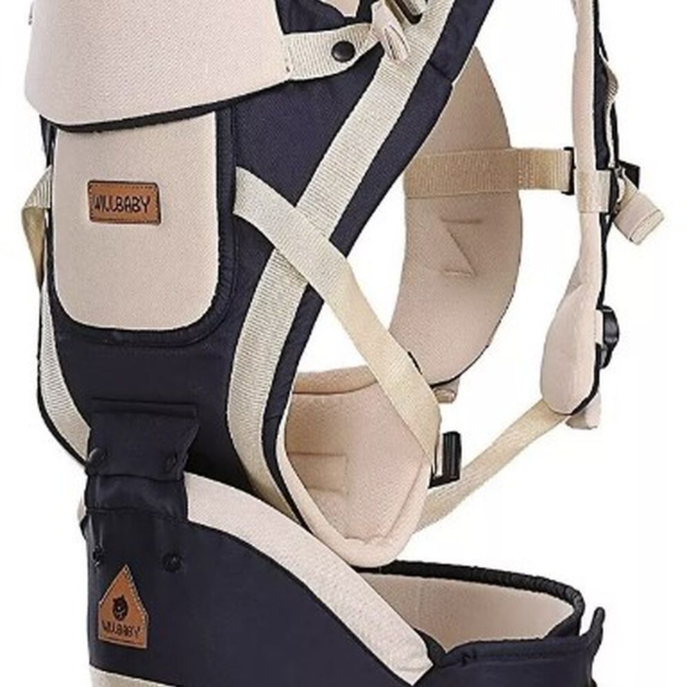Mochila Portabebé 3 En 1 Ajustables Asiento Removible Café image number 1.0