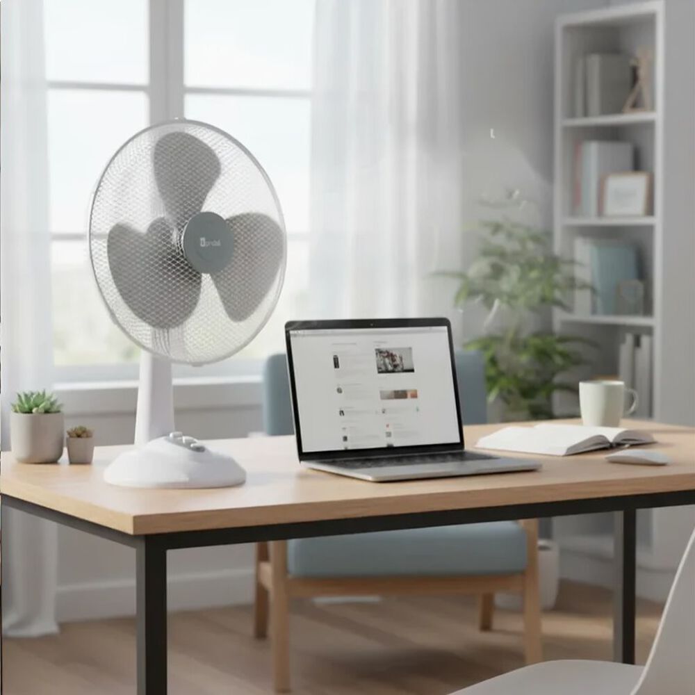 Ventilador Sobremesa Kf-16d Blanco 16 Pulgadas image number 1.0