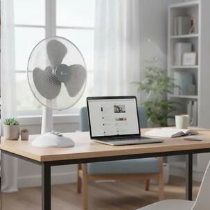 Ventilador Sobremesa Kf-16d Blanco 16 Pulgadas