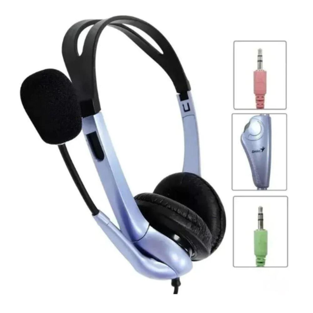 Audifono Headset Microfono 2 Jack 3.5 Pc Hs-04s Gris image number 2.0