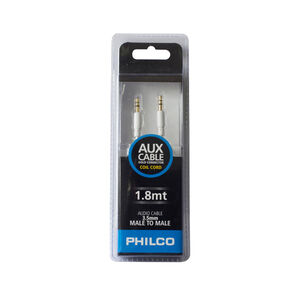 Cable Auxiliar Philco 3.5mm A 3.5mm 1.8mts