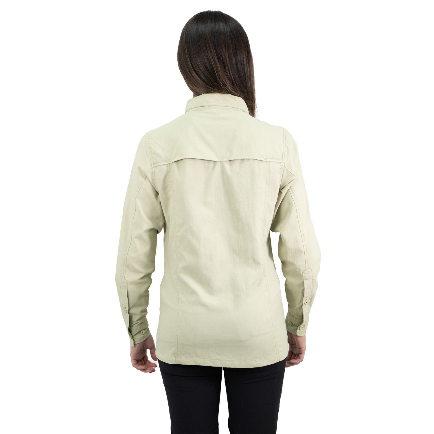 Camisa Hw Arizona Mujer Beige image number 3.0