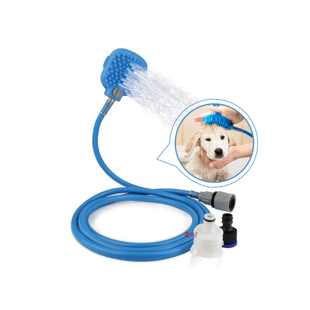Manguera Con Guante Cepillo Para Baño De Mascota - Ps image number 3.0