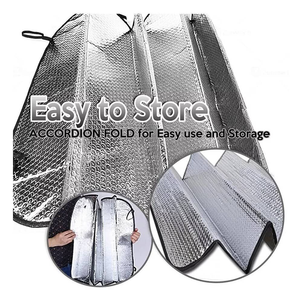 Parasol Retractil Auto Para El Parabrisas 130x60 image number 4.0