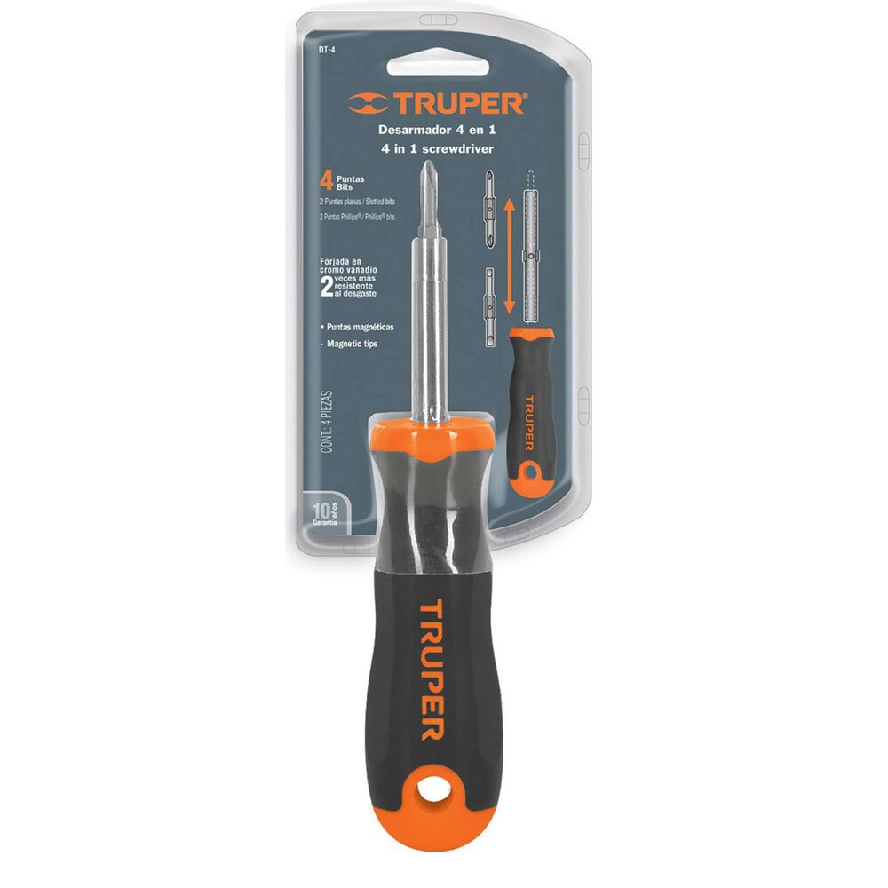 Destornillador Reversible 2 Puntas Dobles - Truper image number 0.0