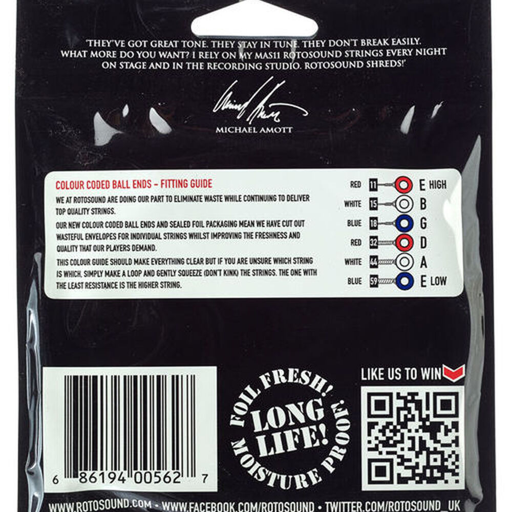 Set Guitarra Eléctrica Rotosound Mas11 Michael Amott image number 1.0