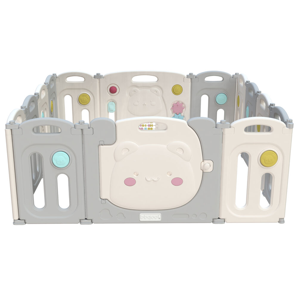 Corral Didáctico De Juegos Plegable Kiddy Grey image number 2.0
