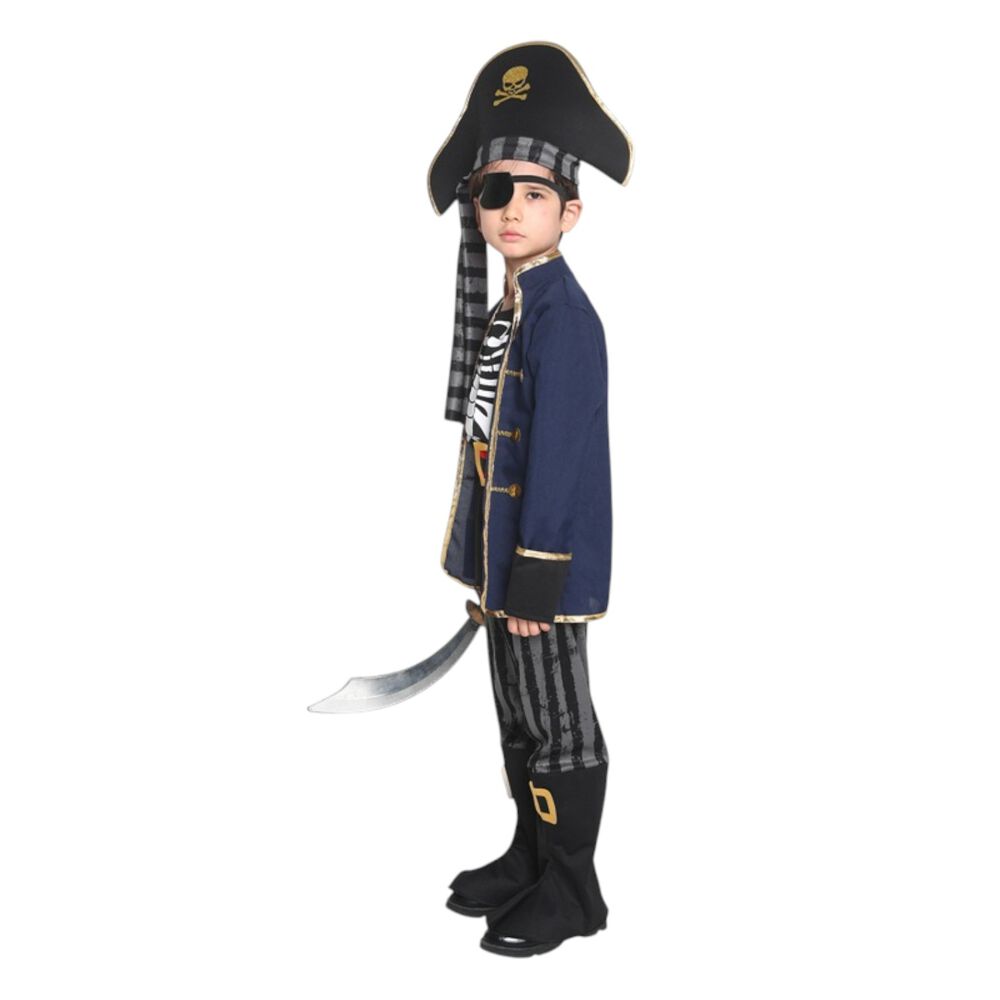 Disfraz Infantil Pirata Corsario Azul image number 0.0