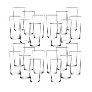 Set 24 Vasos Altos Montecarlo Tragos Bebidas Allegra 340ml