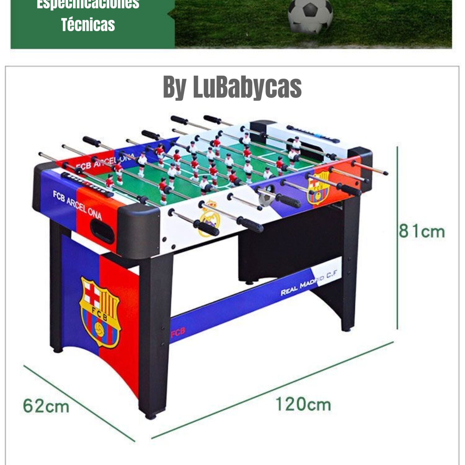 Taca Taca 120*62*81cm Club By Lubabycas image number 7.0