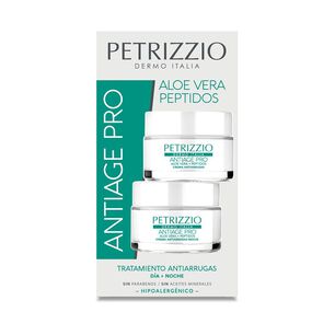 Set De Cremas Antiage Pro Aloe Vera Peptidos Petrizzio