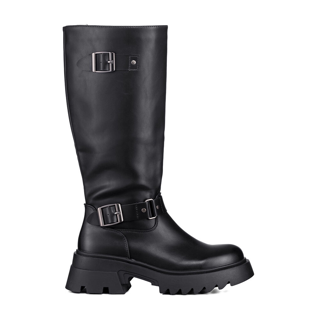 Botas Largas Mujer De Moda Tacon Grueso Vintage Weide Czy613 image number 0.0
