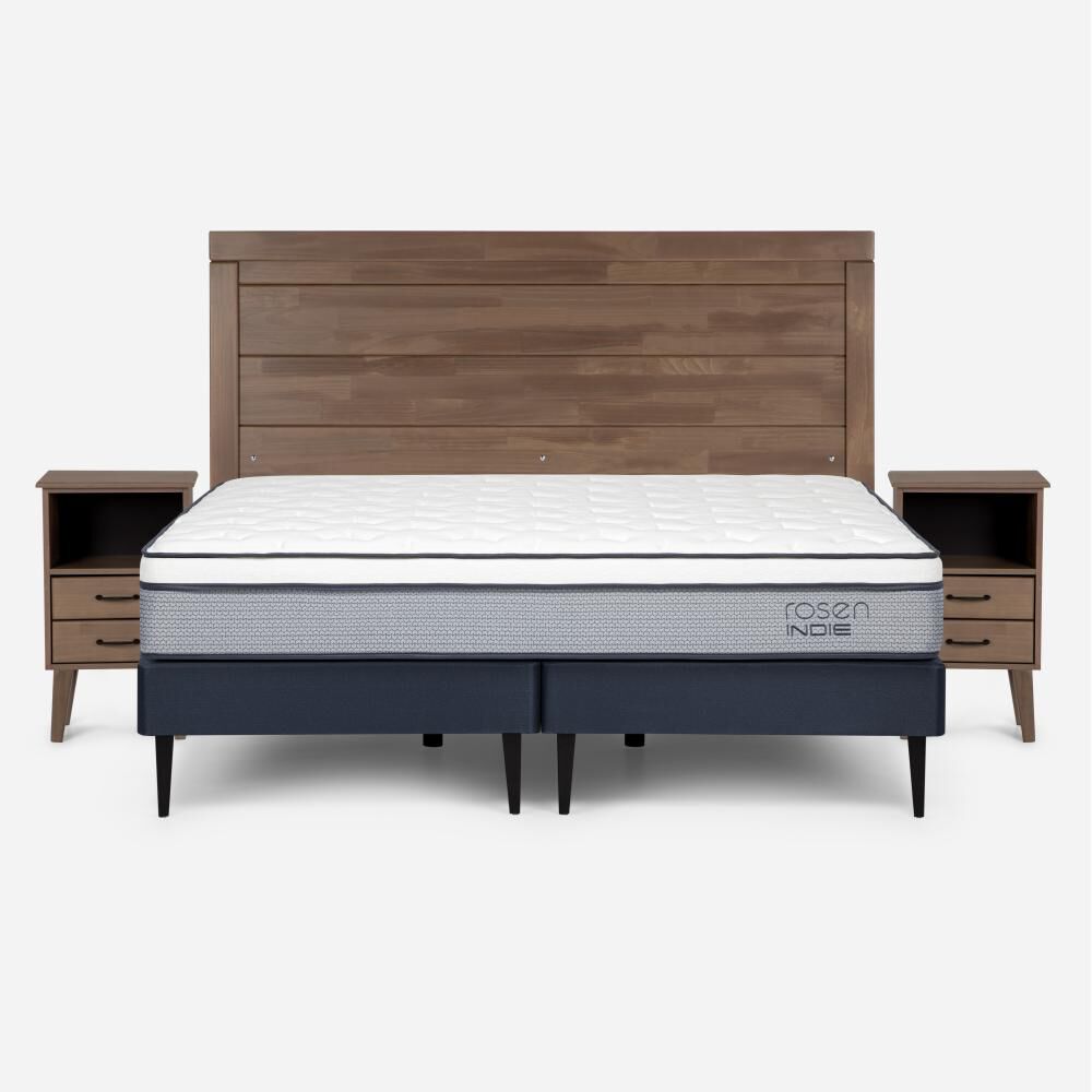 Cama Europea Rosen Indie / King / Base Dividida + Set de Maderas Sicilia image number 0.0