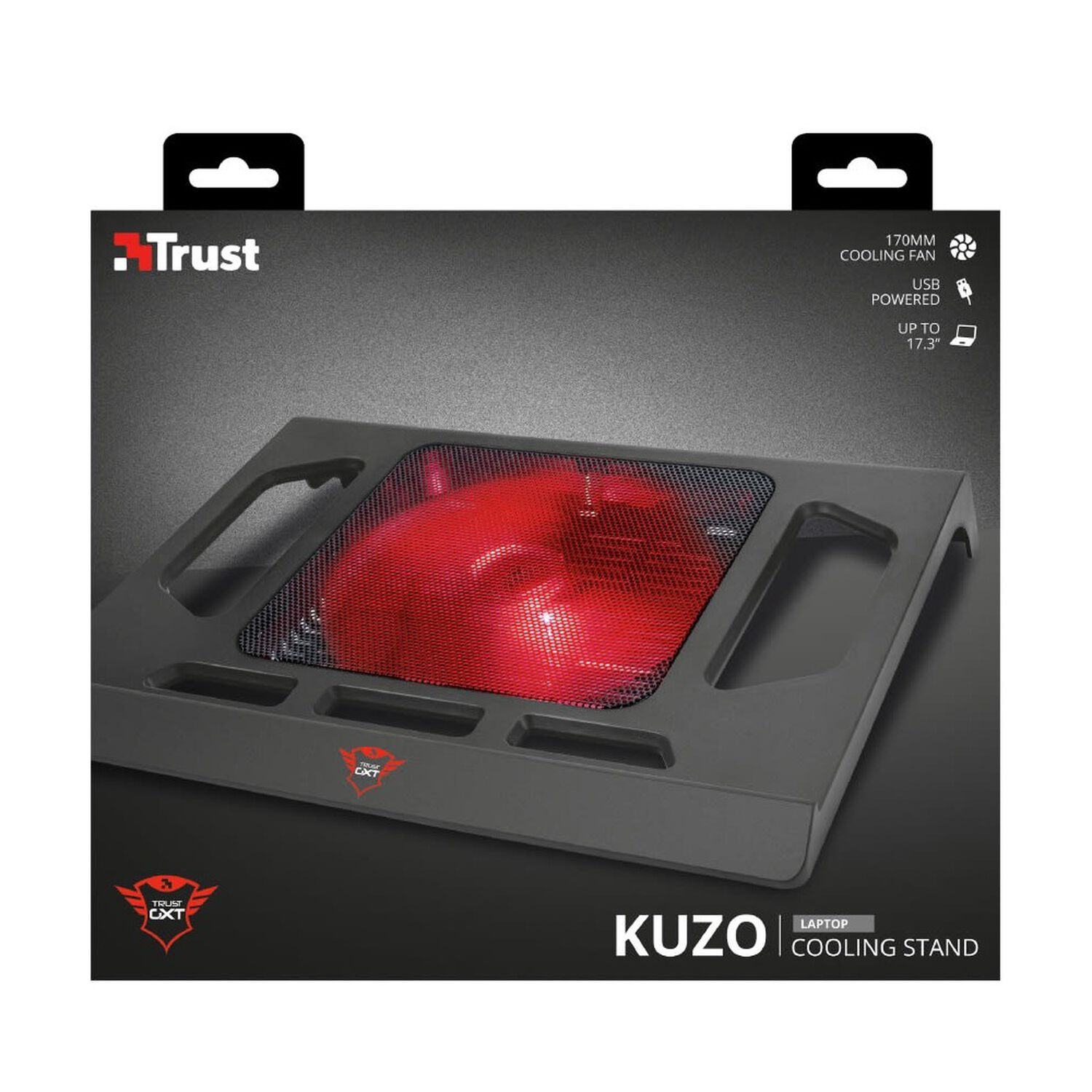 Ventilador Para Notebook Gamer Trust Kuzo Gxt 220 Iluminado image number 5.0