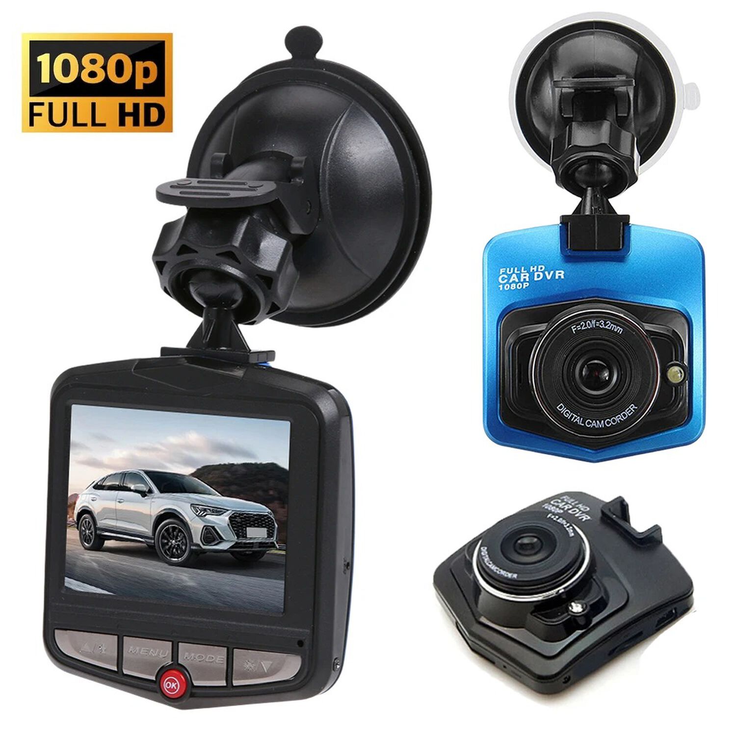 C&aacute;mara Dvr Full Hd 1080p Para Auto | Seguridad Y Grabaci&oacute;n De Conducci&oacute;n image number 3.0