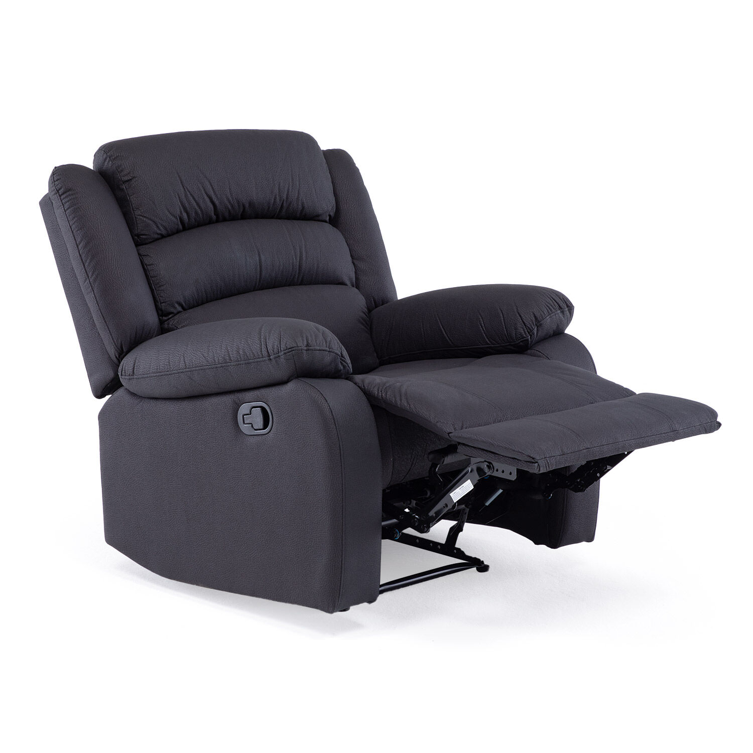 Berger 1 Cuerpo Reclinable Moderno Gris New Praga 8041rff image number 4.0