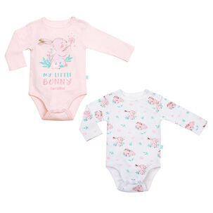 Set 2 Piezas Bodys Manga Larga Bambino 9-12 Meses