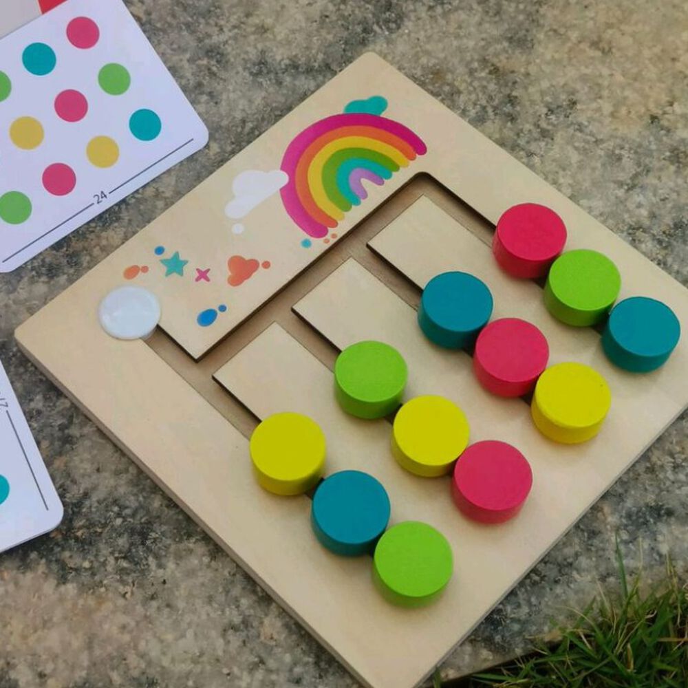 Patrones De Colores Combinación Juego Para Niños Montessori image number 4.0
