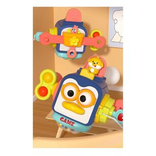 Cubo Sensorial Interactivo Montessori Para Bebe