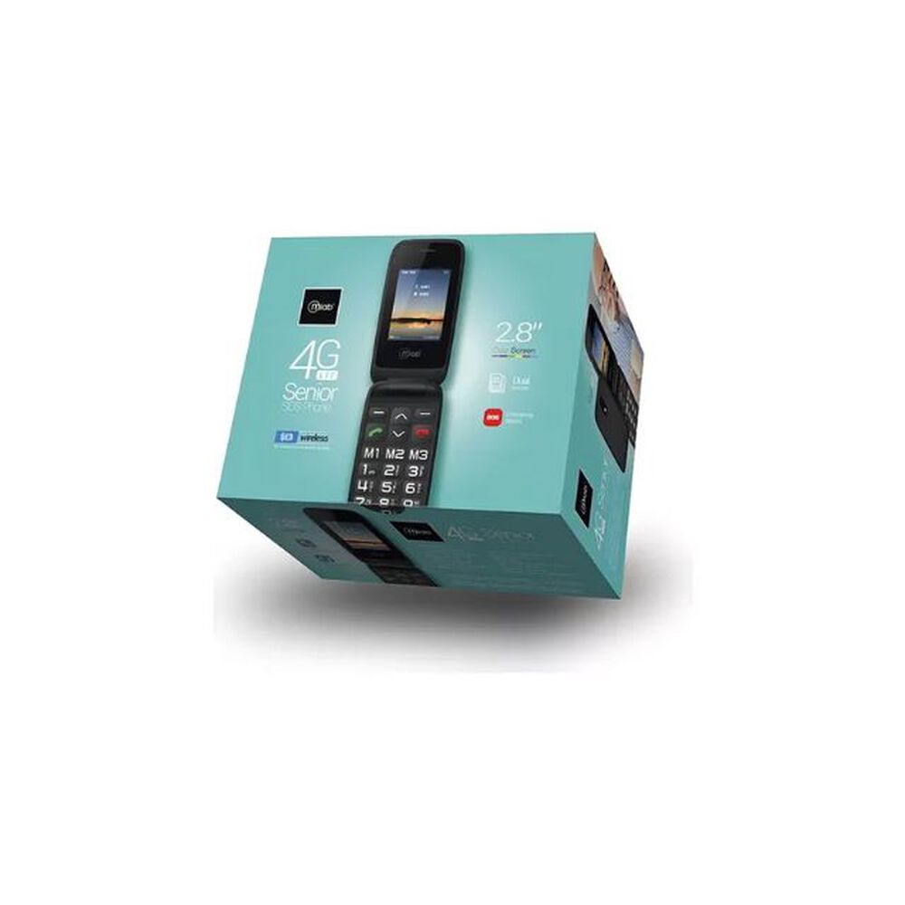Telefono Senior Mlab 9204 Shell 4g Sos 2.8 Pulgadas Negro image number 0.0