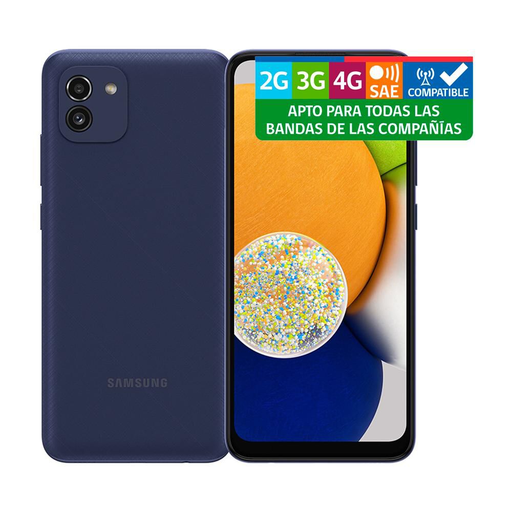 Smartphone Samsung Galaxy A03 Azul / 128 Gb / Liberado