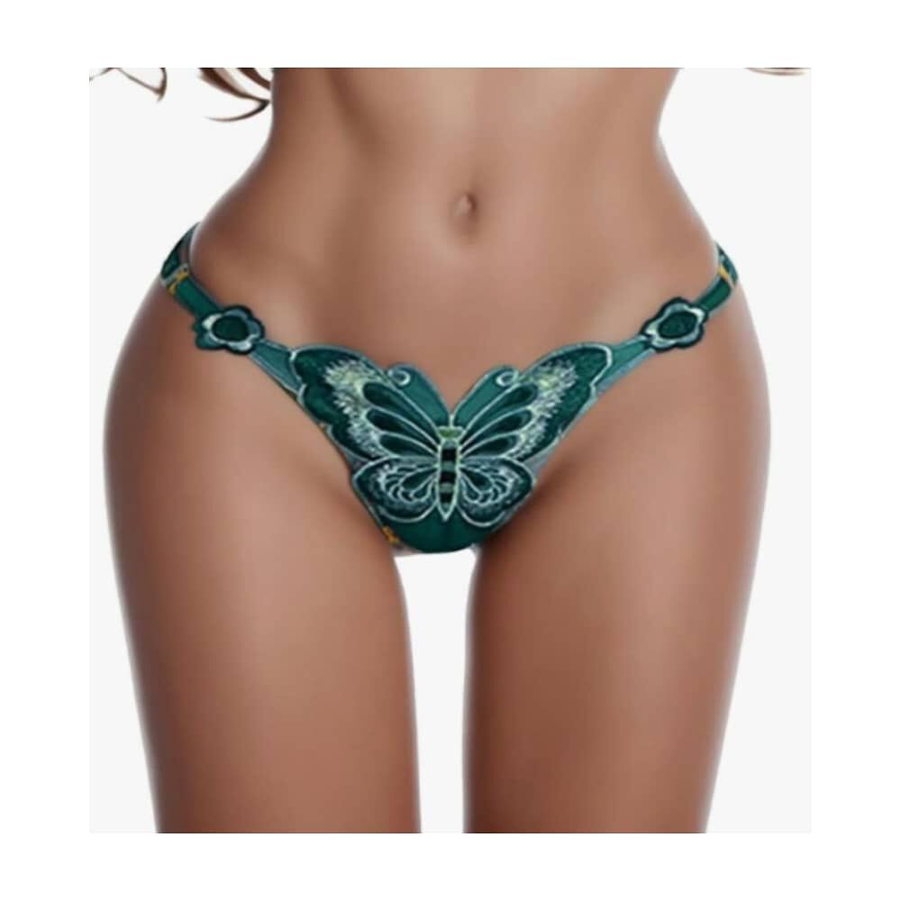 Colaless Bordado Mariposa, Cinta Ajustable Lenceria Exotica image number 21.0