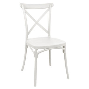 Silla Terraza Plástica Petra Blancas Silla Terraza Plástica Petra Blancas