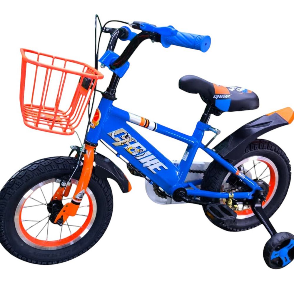 Bicicleta Aro 12 Infantil Cfbike Azul/naranjo image number 2.0