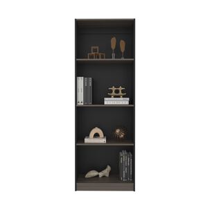 Estante Organizador 3 Niveles Negro Y Caf&eacute; 180,6x62,8x29,9 Cm