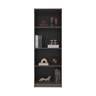 Estante Organizador 3 Niveles Negro Y Caf&eacute; 180,6x62,8x29,9 Cm